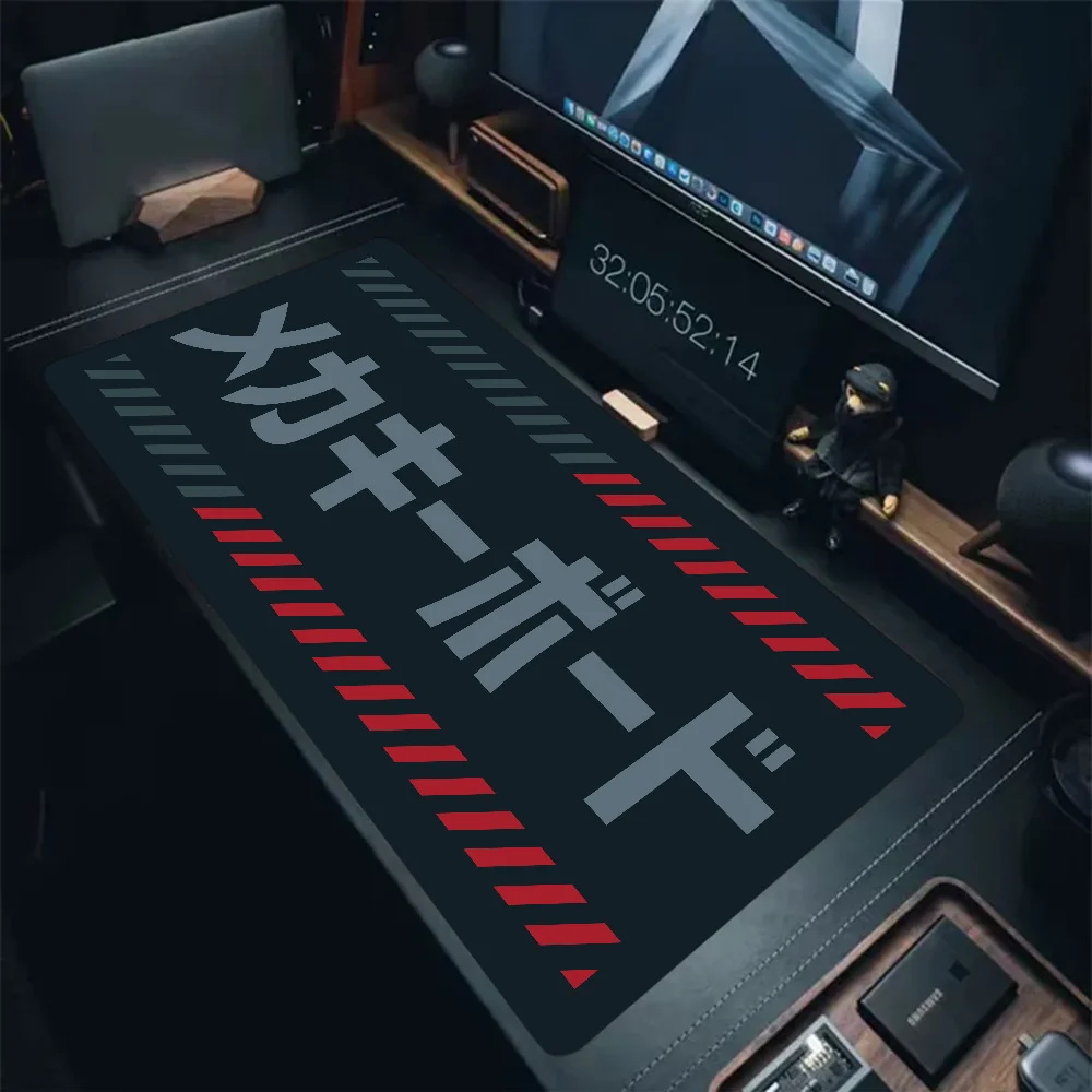 Desk Setup Anime - Japanese メカキ-ボ-ド Mechanical Keyboard office deskpad