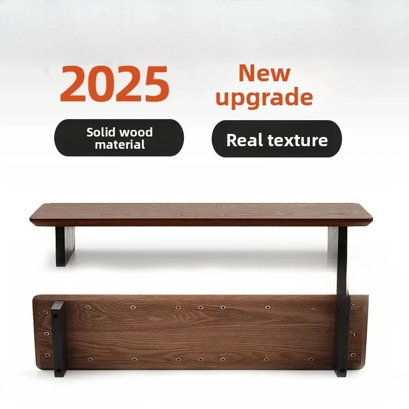 Desk Setup Office - Solid Wood Monitor Riser Stand Modular