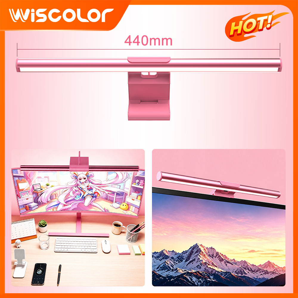 Desk Setup Office - Monitor Light Bar Led Lights Smart