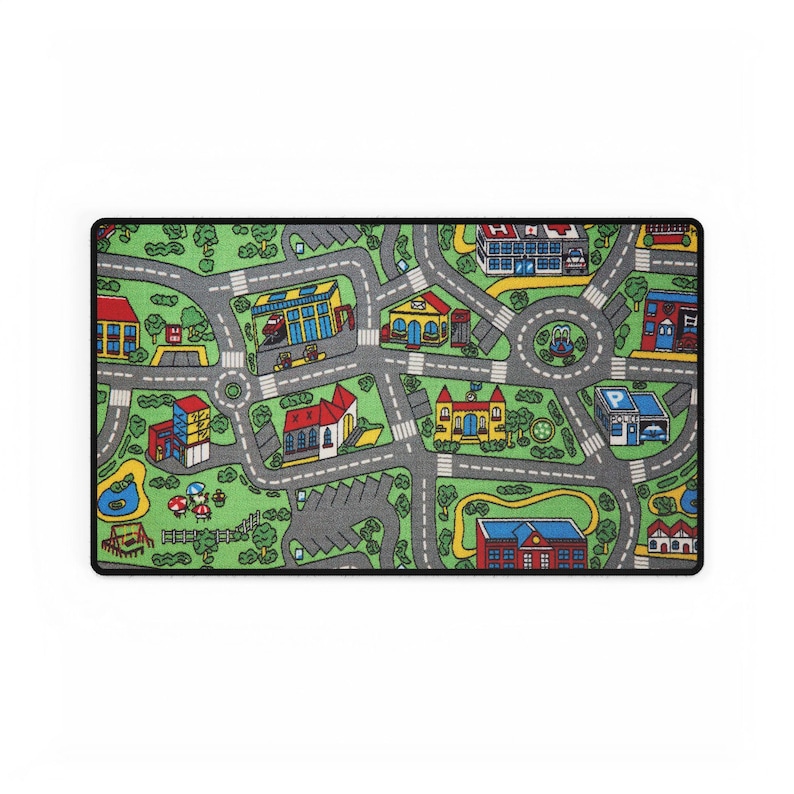 Desk Setup Office - Magic on The Streets Playmat Mouse