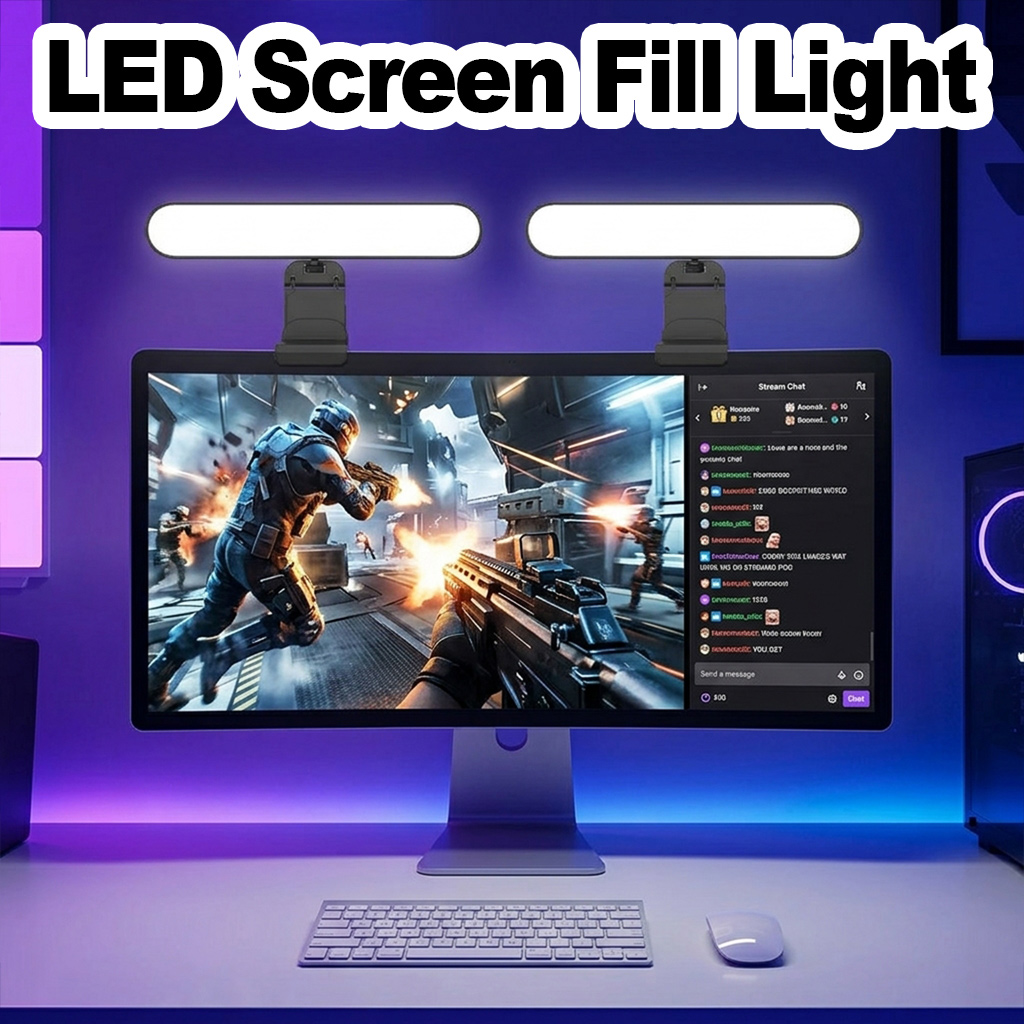 Touch Dimmable LED Screen Lamp - Desk Setup Videos review and price