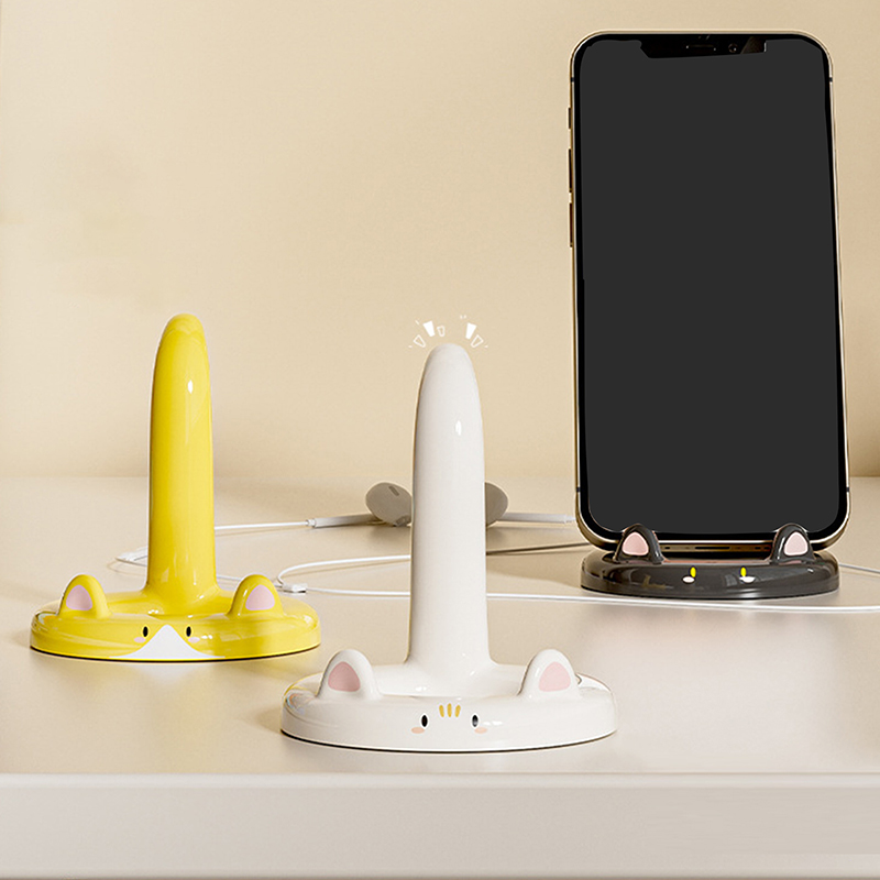 Cute And Sweet Cartoon Cat Mob - Desk Setup Decor review and price