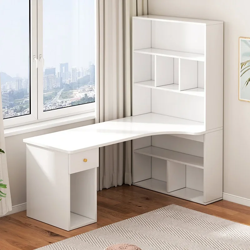 Computer desk L-shaped knee ta - L Shaped Desk Setup review and price