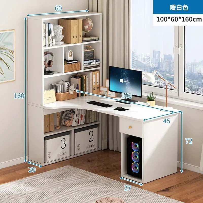 Computer desk L-shaped knee ta - L Shaped Desk Setup review and price
