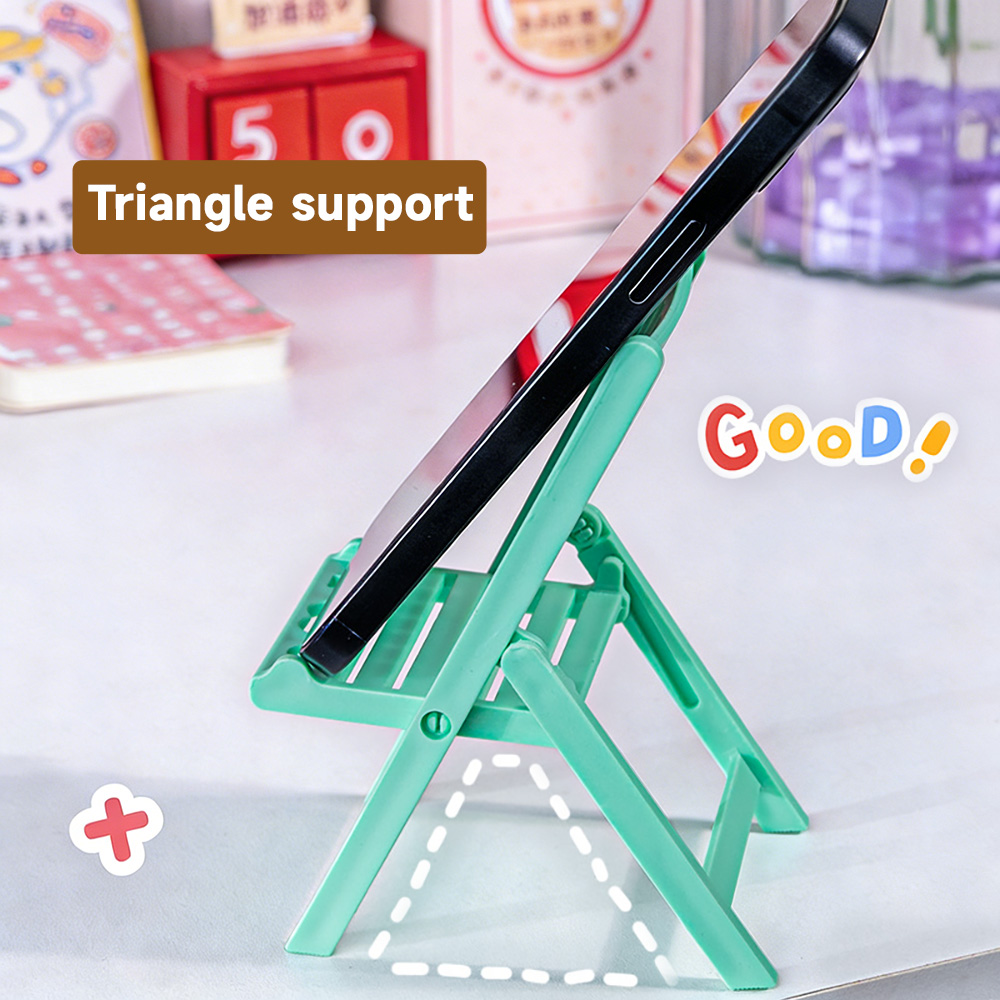 Mini Folding Chair Phone Stand - Desk Setup Videos review and price