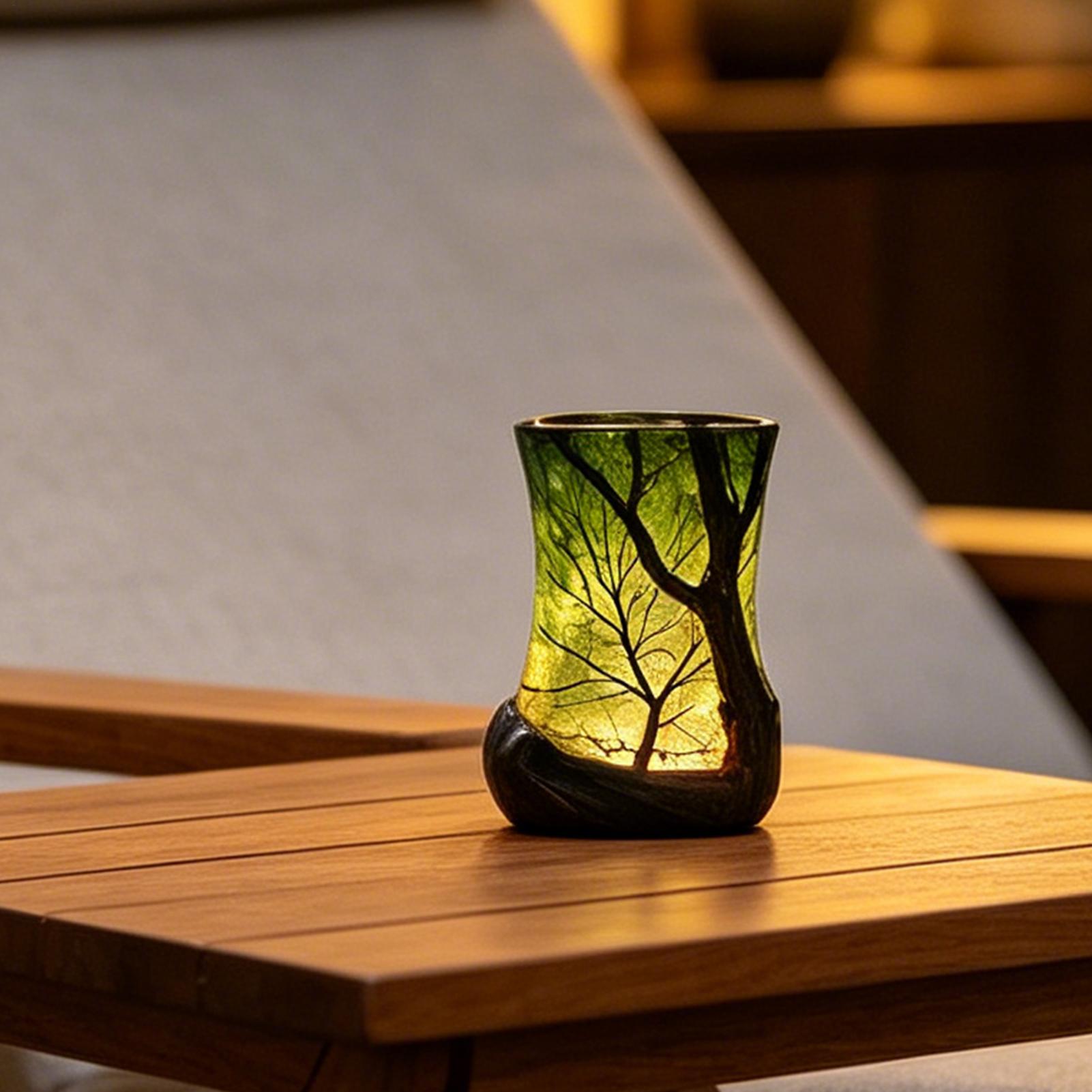Bedside Table Lamp Forest Nigh - Desk Setup Decor review and price