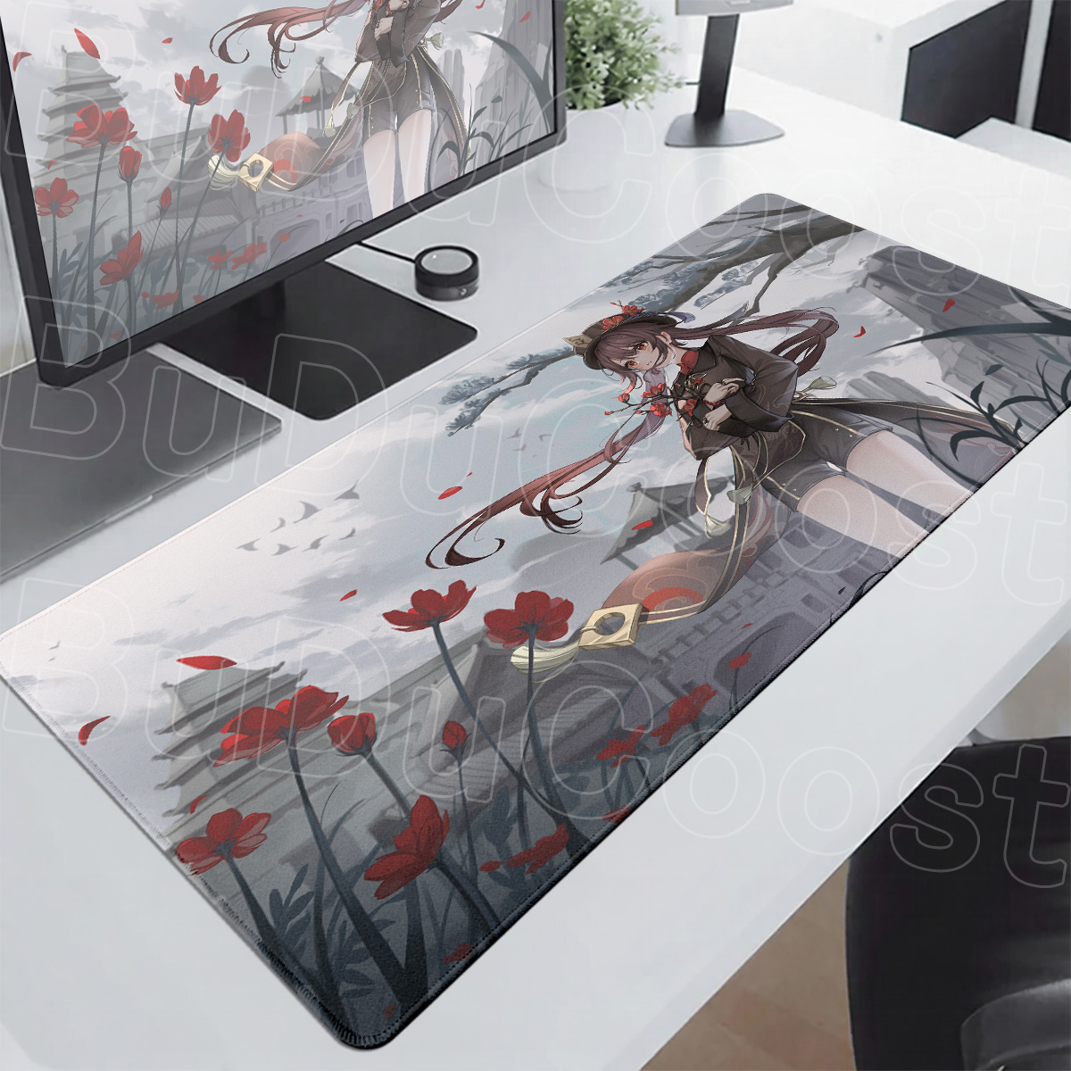 Genshin Impact Hu Tao Mouse Pa - Desk Setup Anime review and price
