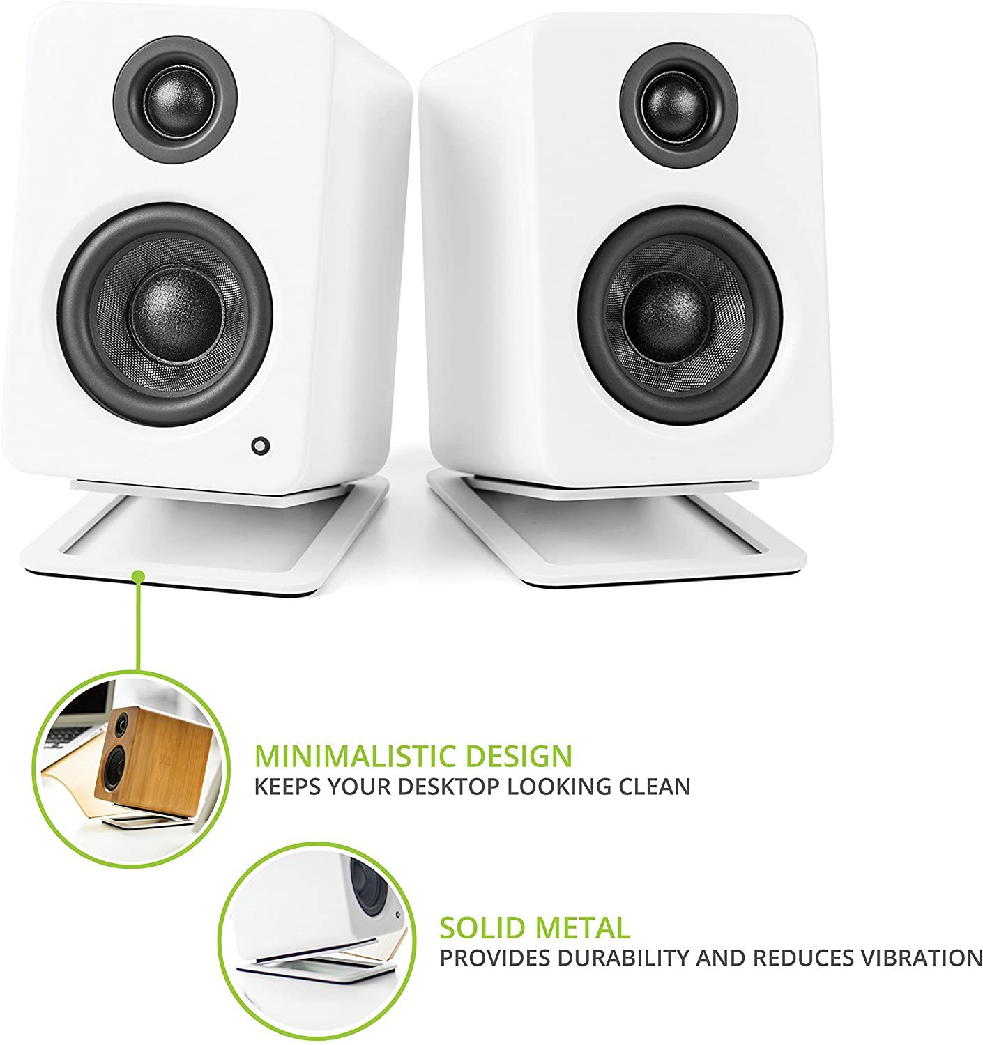 2pcs Desktop Speaker Stands fo - Speaker Desk Setup review and price