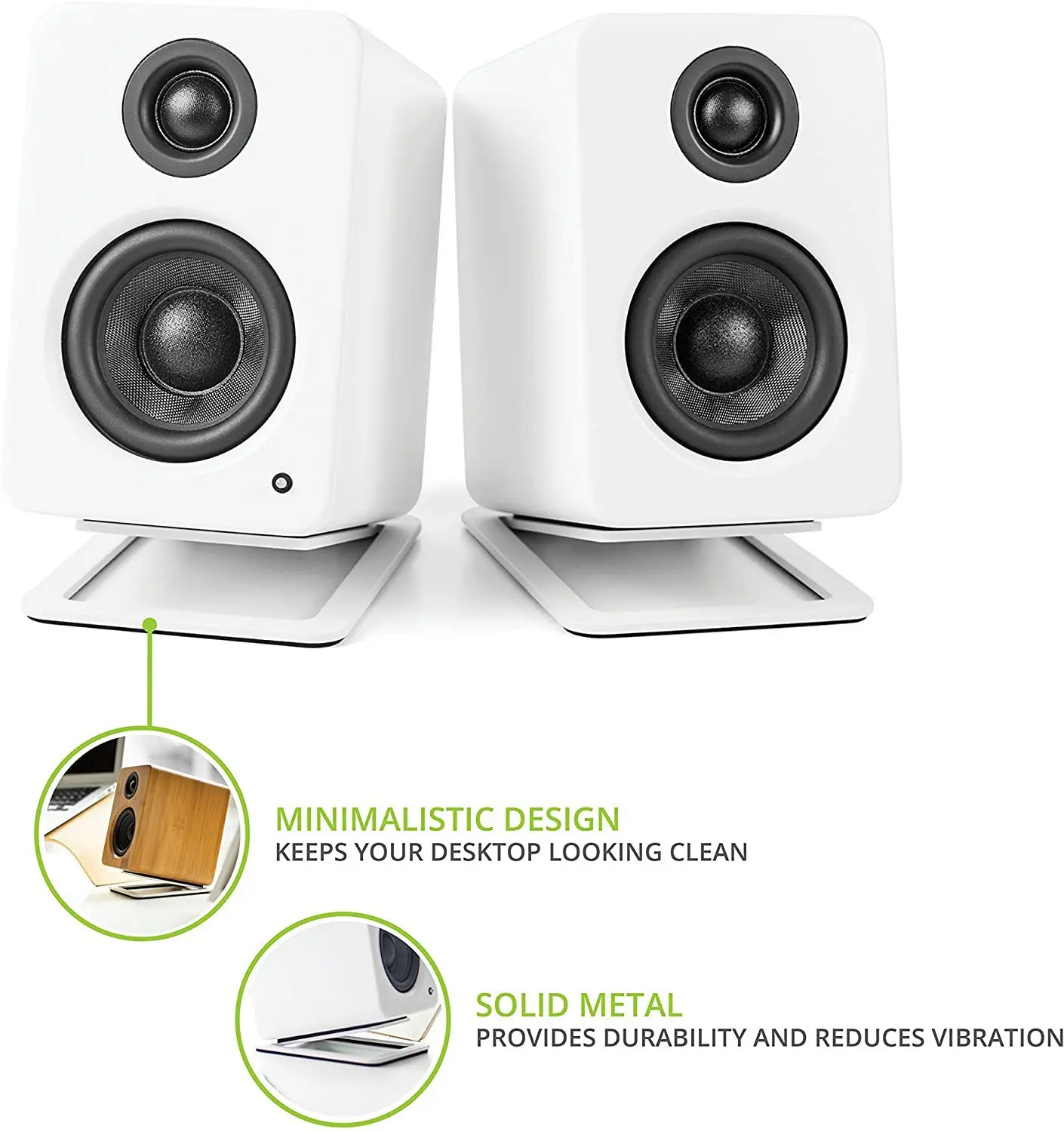 2pcs Desktop Speaker Stands fo - Speaker Desk Setup review and price