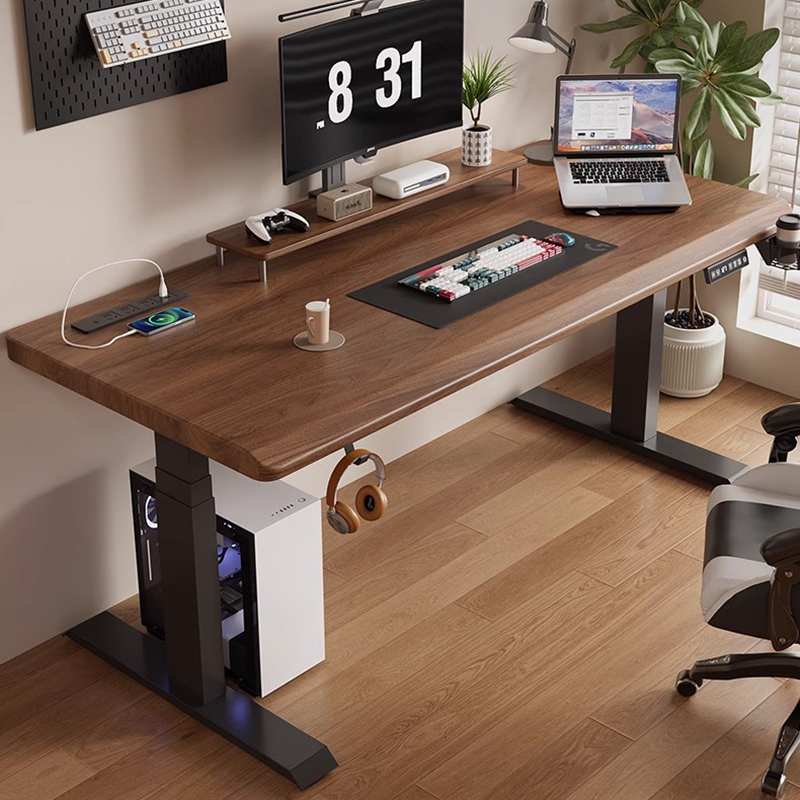 Adjustable Height Desk Office  - Desk Setup Oak review and price