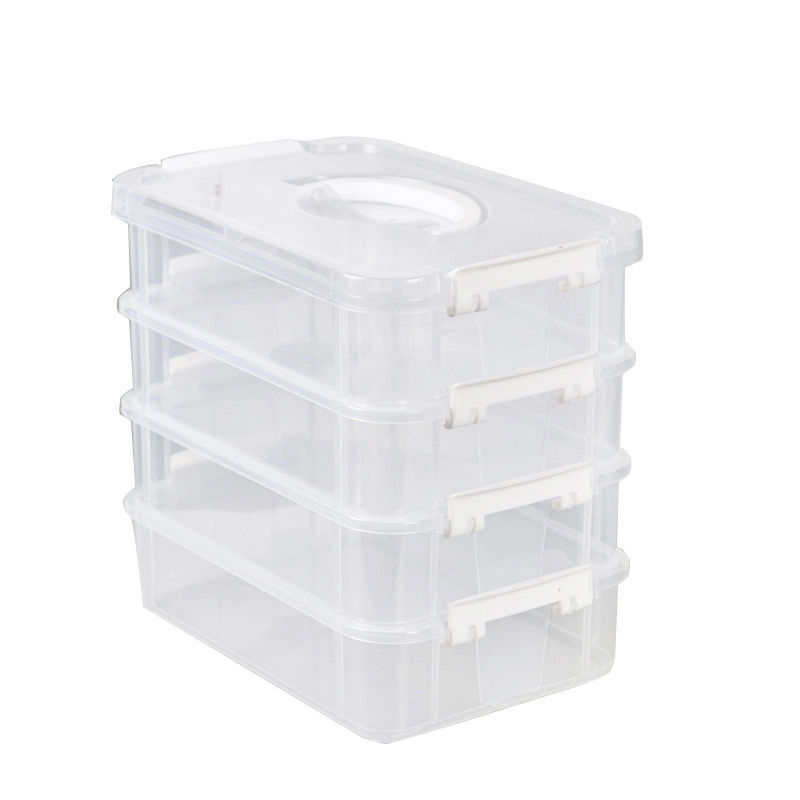 Clear Stackable Storage Box 4  - Jewelry Desk Setup review and price