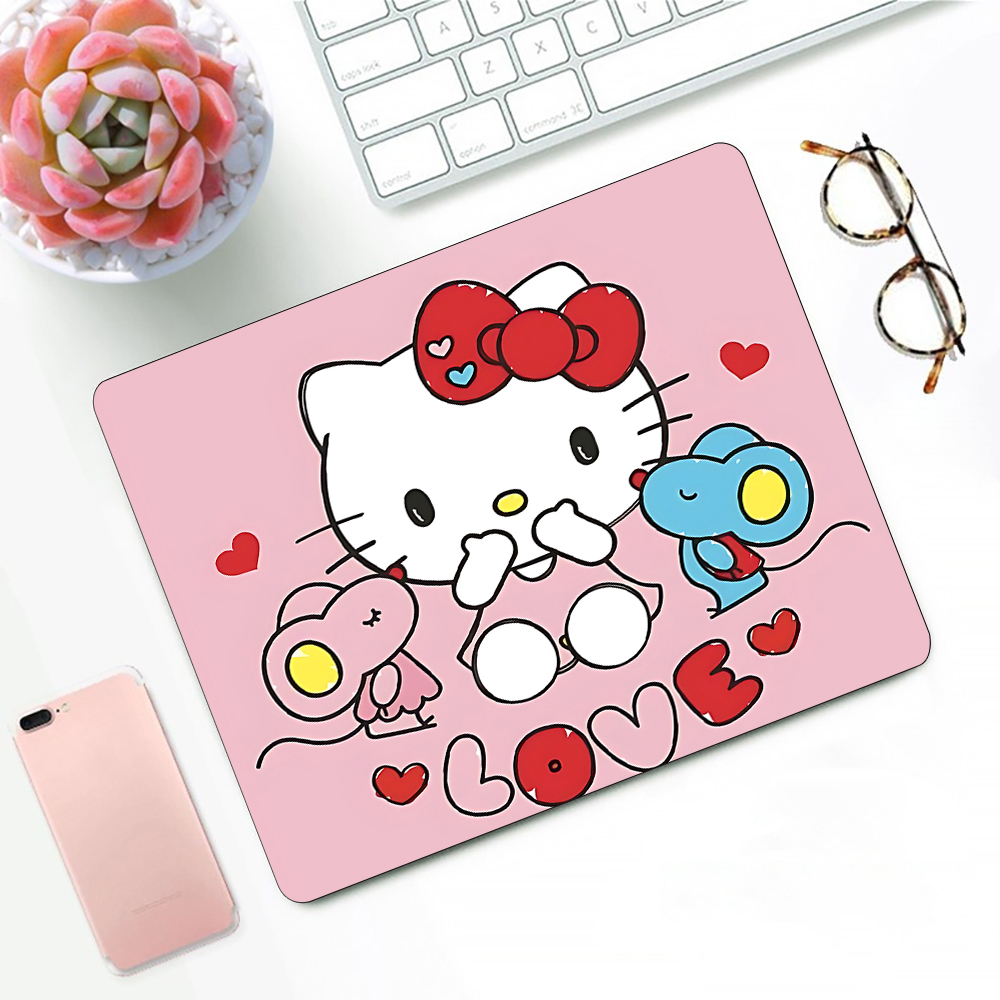 Cute pink anime Hello Kitty Ga - Desk Setup Anime review and price