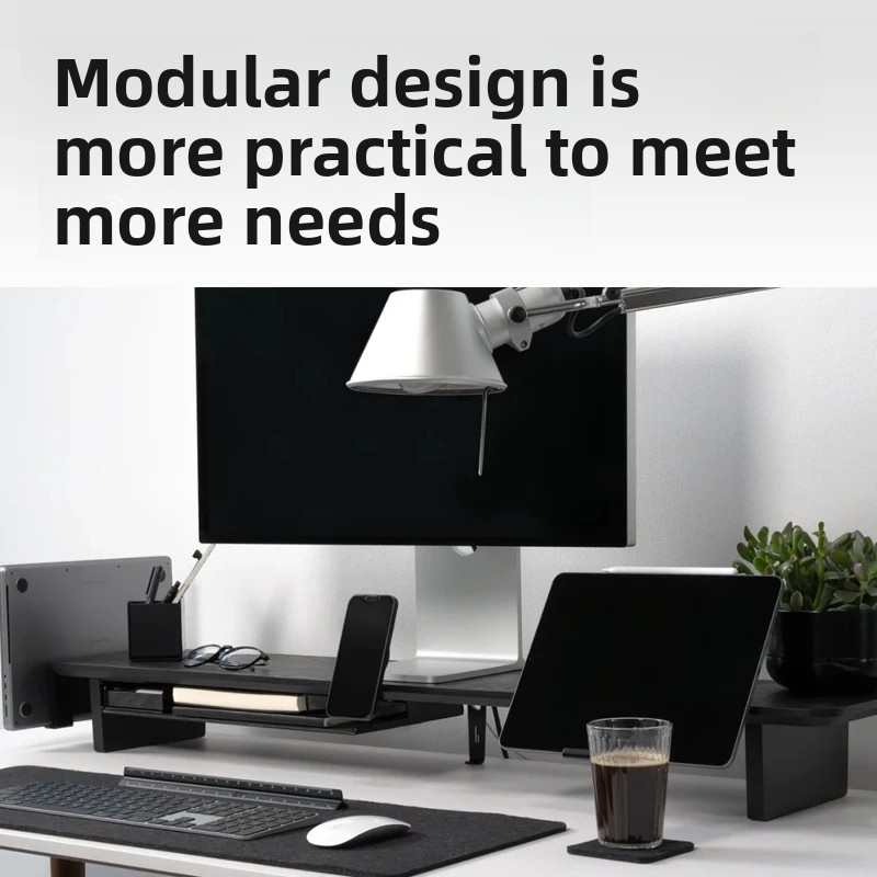 Solid Wood Monitor Riser Stand - Desk Setup Office review and price