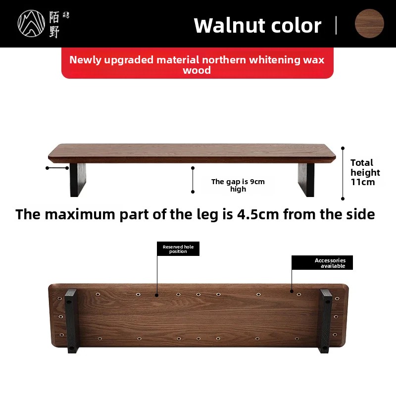Solid Wood Monitor Riser Stand - Desk Setup Office review and price