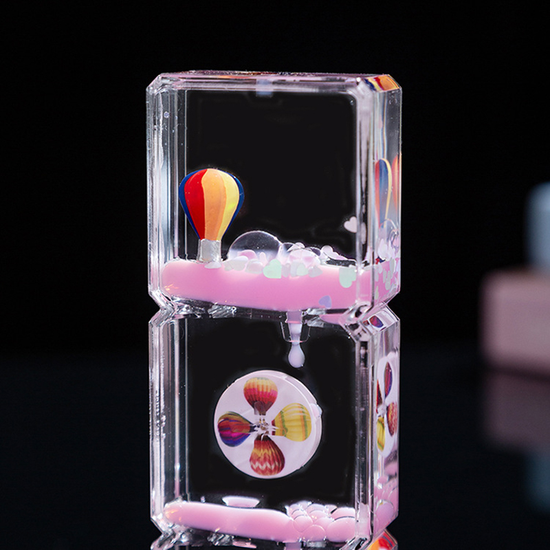 Hot Air Balloon Triple Cube Fl - Desk Setup Decor review and price