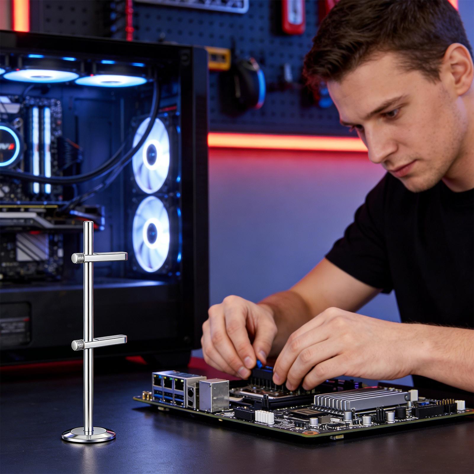 Graphics Card Support Bracket  - Desk Setup Videos review and price