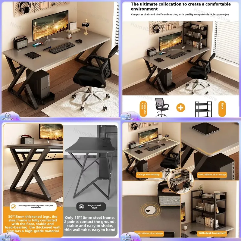 Modern Wooden Computer Desk fo - L Shaped Desk Setup review and price