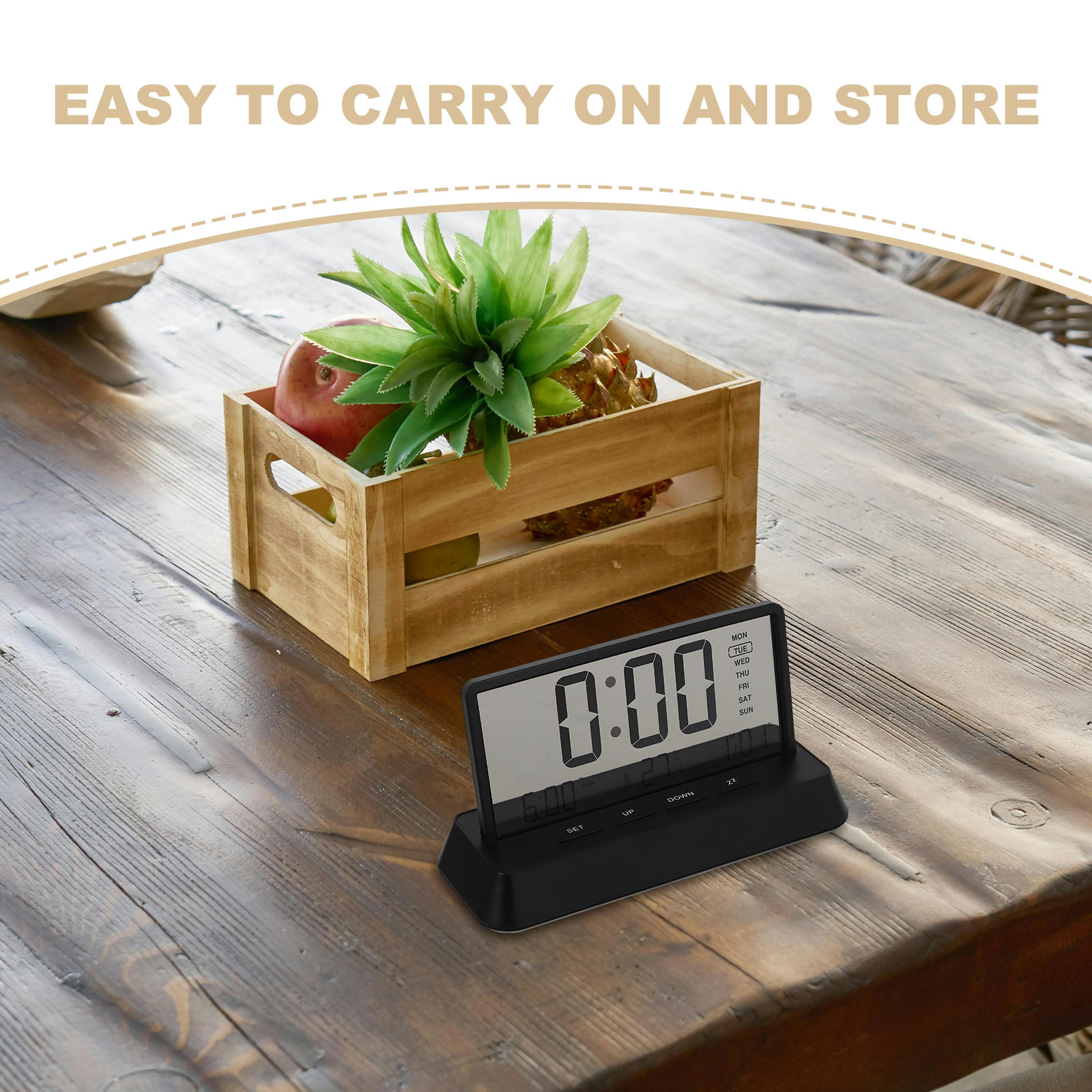 Digital Alarm Clock Small Comp - Desk Setup Office review and price
